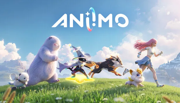 Aniimo official artwork featuring its colorful creature companions